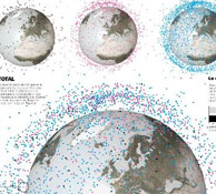 All the space debris around the world